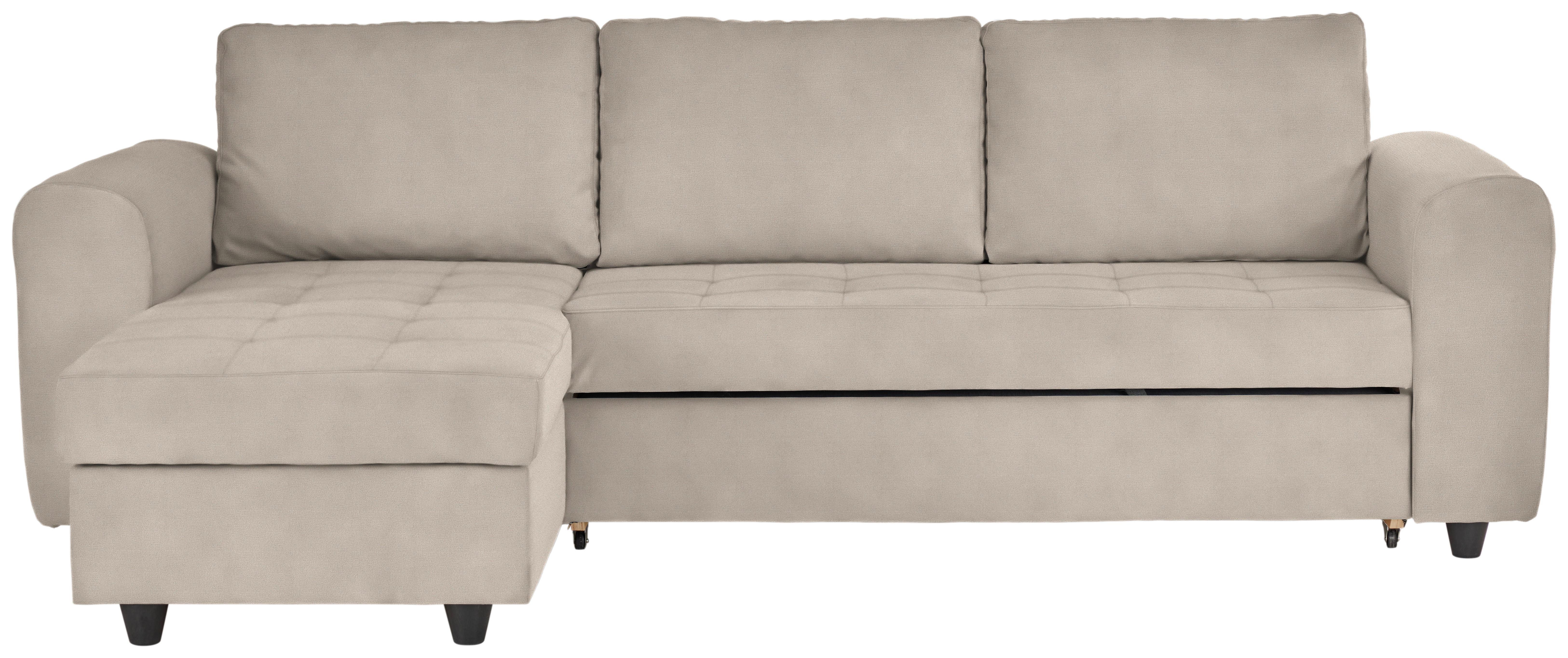 Ecksofa River Schlammfarben - Schlammfarben, MODERN, Textil (245/145cm) - Based