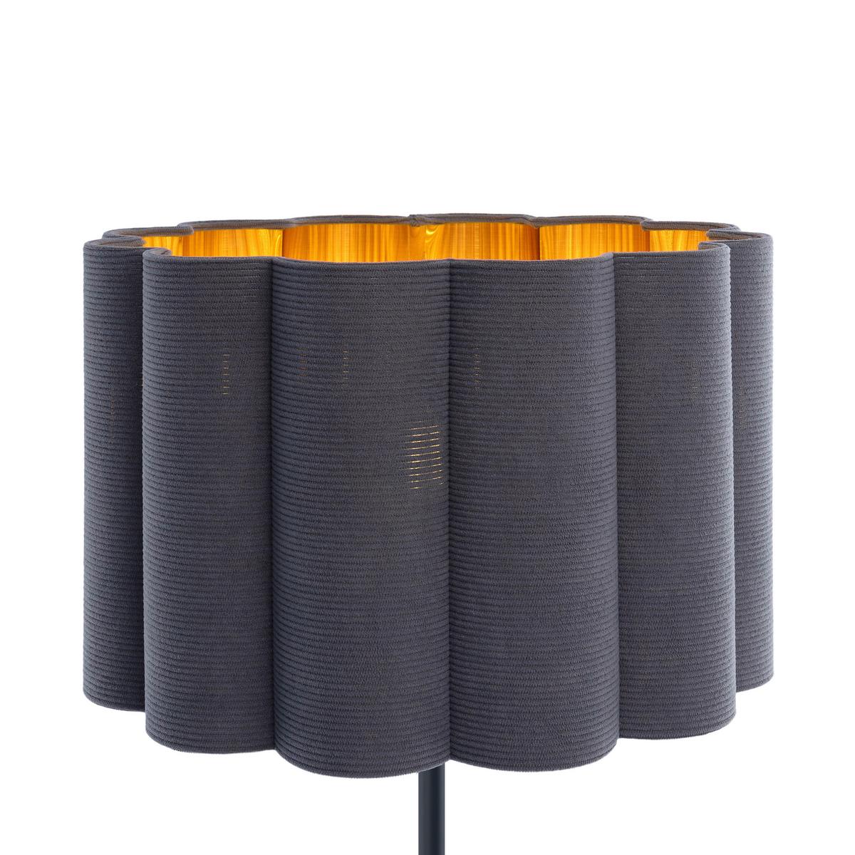 LAMPA STOJĄCA LUNA - czarny/szary, Trend, tworzywo sztuczne/metal (40/150cm) - Novel