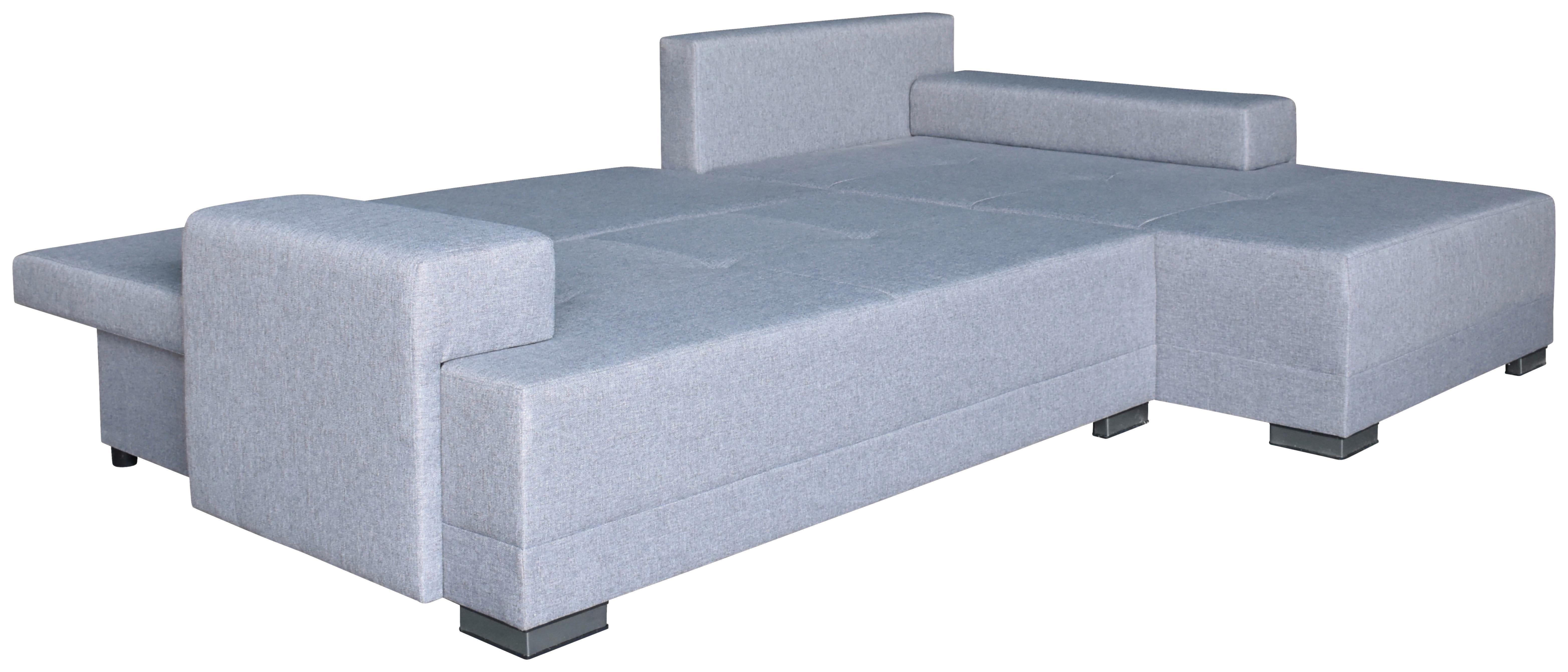 Canapea modulară CALA - gri deschis, Modern, plastic/lemn (265/74/177cm) - Modern Living