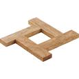 Topfuntersetzer Gregor - Naturfarben, KONVENTIONELL, Holz (18/1,2cm) - MÖMAX modern living