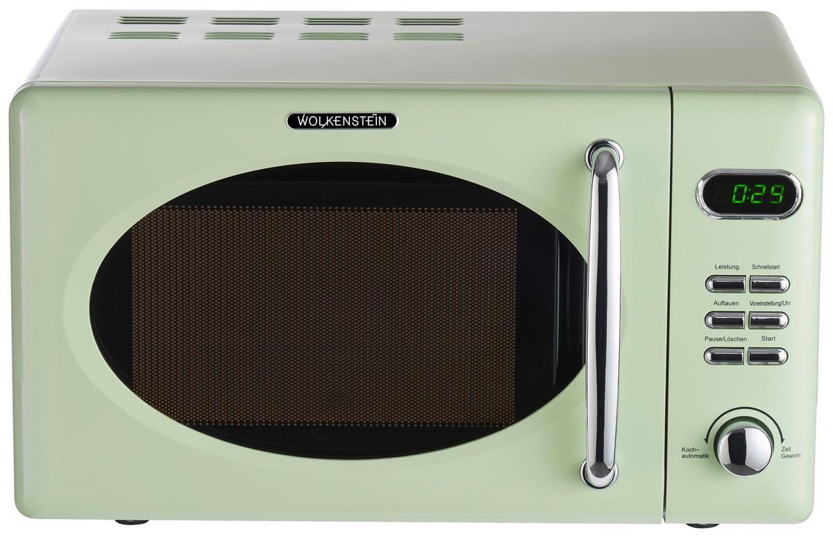 Mikrowelle WMW720 SG Grün - Hellgrün, Basics, Metall (46/26/37cm) - Wolkenstein