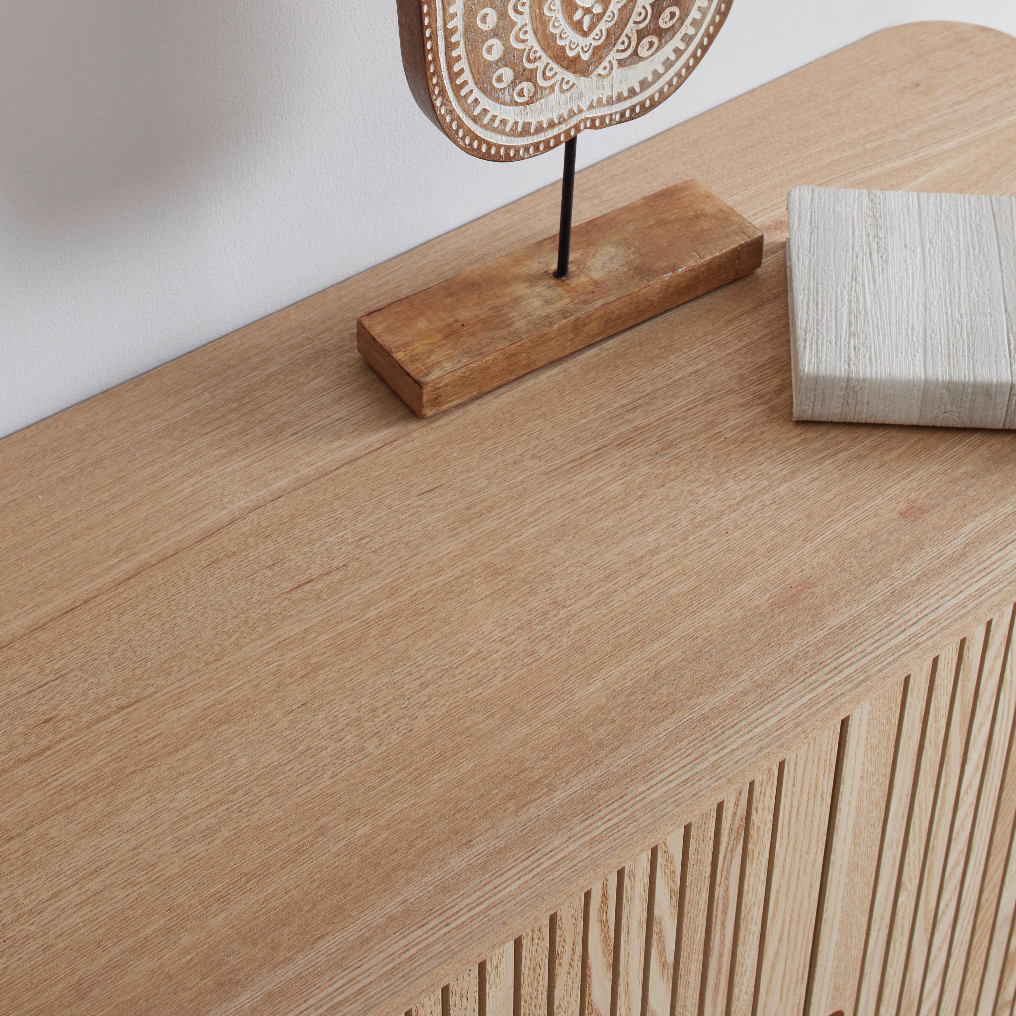 BYRÅ SKANDY - naturfärgad, Modern, trämaterial/trä (70/80/30cm) - Premium Living