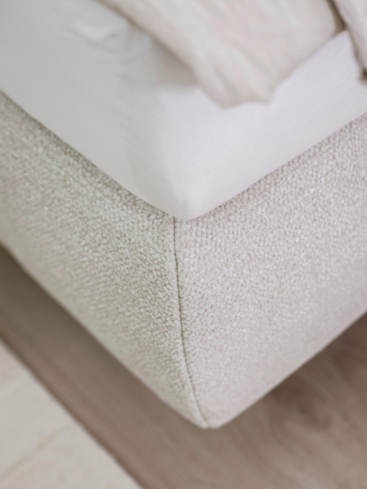 Boxspringbett Lavenito Weiß ca. 160x200cm - Schwarz/Weiß, KONVENTIONELL, Textil (160/200cm) - Premium Living