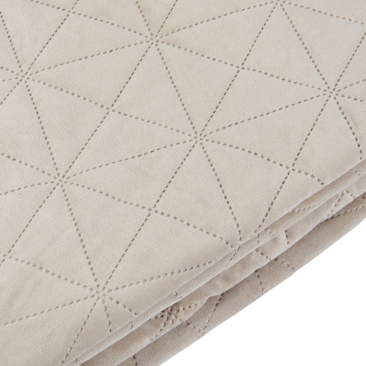 NARZUTA NA ŁÓŻKO ANJA - taupe, Basics, tkanina (220/240cm) - Novel