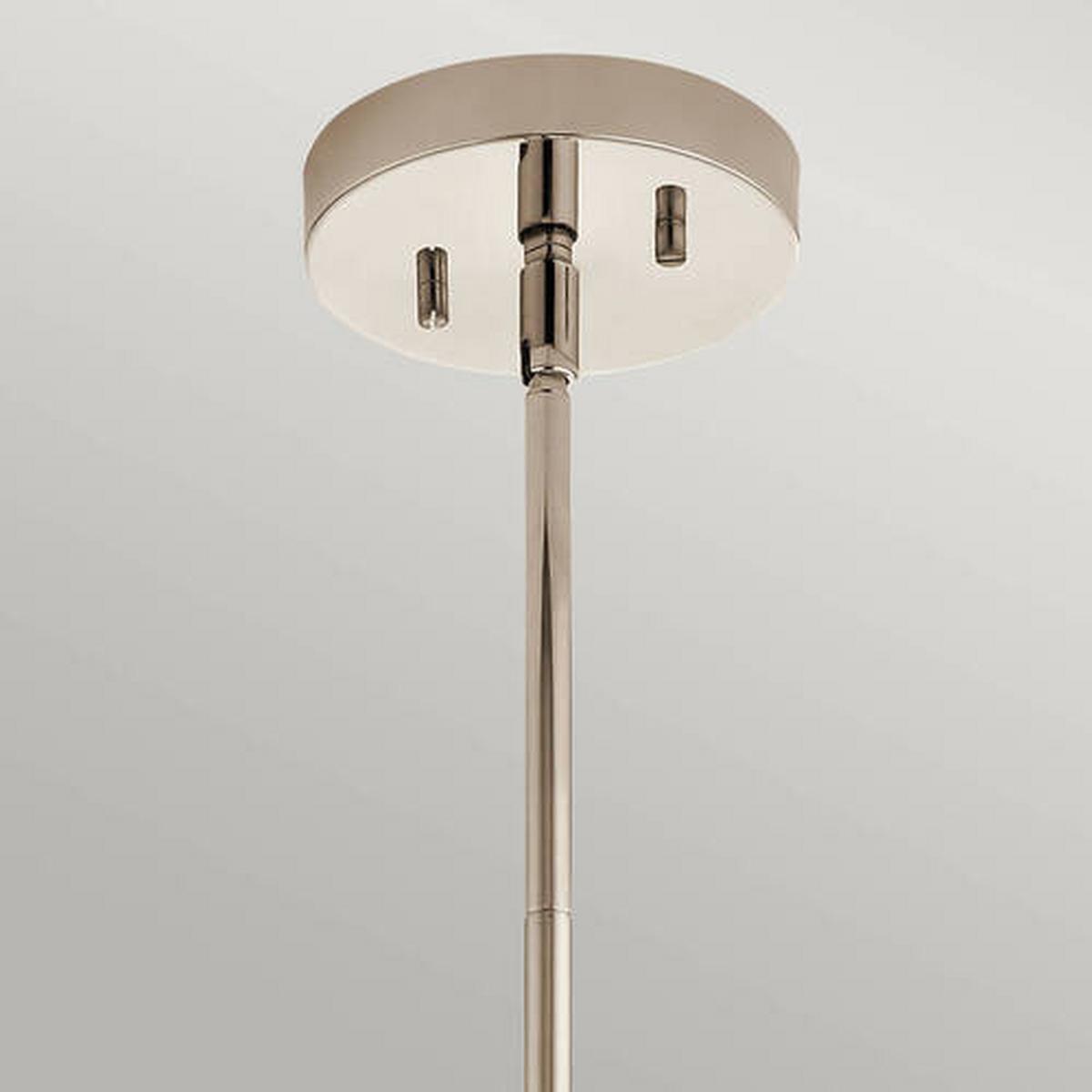 Viseća Svjetiljka Triocent - boje nikla, Konvencionalno, staklo/metal (24/37.6cm) - Elstead Lighting