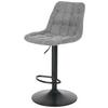 BARPALL THEO - grå/svart, Modern, metall/trä (46/94-114/55cm) - Mömax