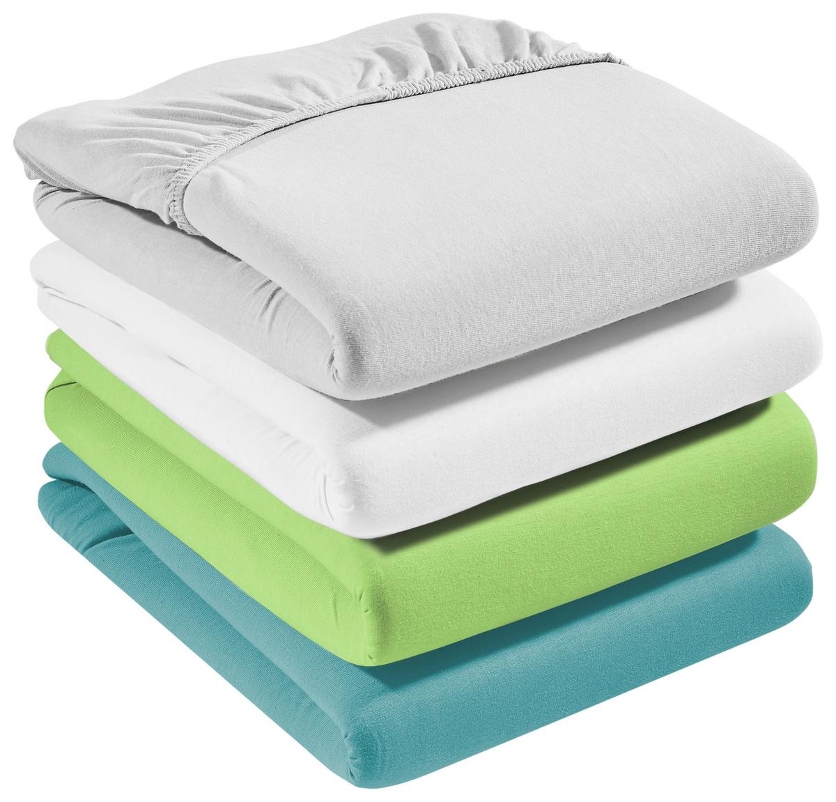 PRZEŚCIERADŁO Z GUMKĄ SISSI BASIC 2013 - kremowy, Basics, tkanina (100/200cm) - Esposa