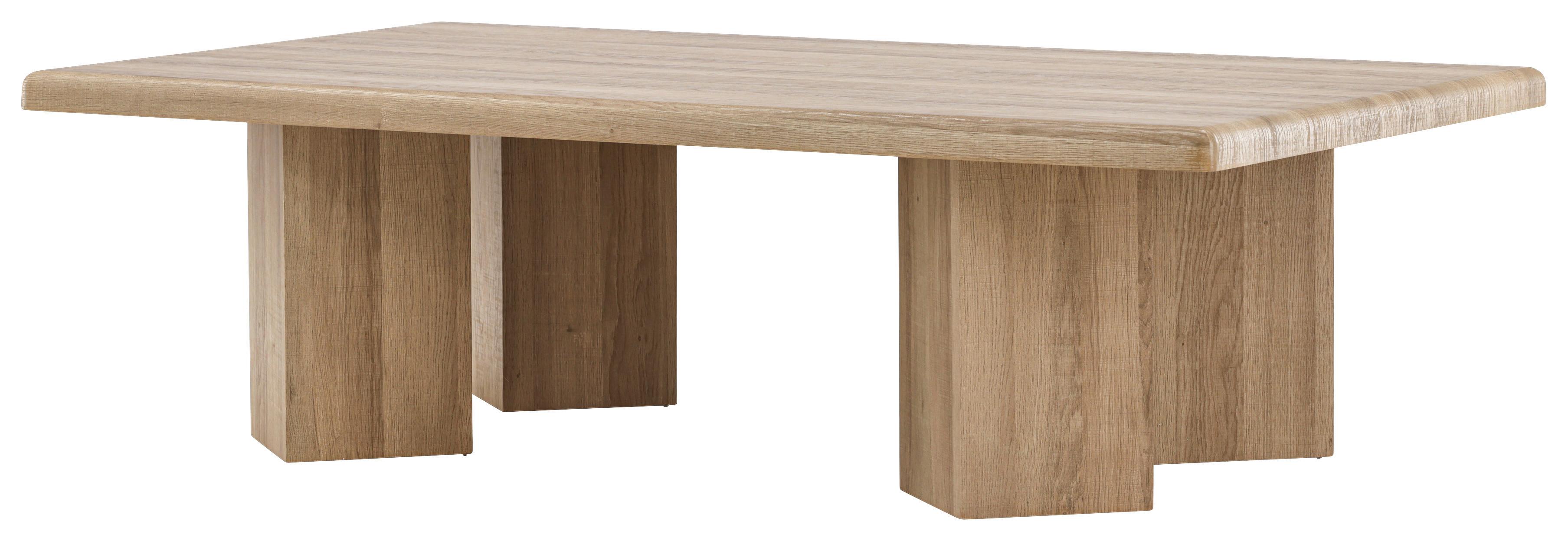 COUCHTISCH LILLEHAMMER - Hellbraun, Design, Holz (140/80/40cm) - Livetastic