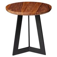 Mizica Wl5.665 - črna/barve indijskega rožnega lesa, Design, kovina/les (35/35/37cm) - MID.YOU