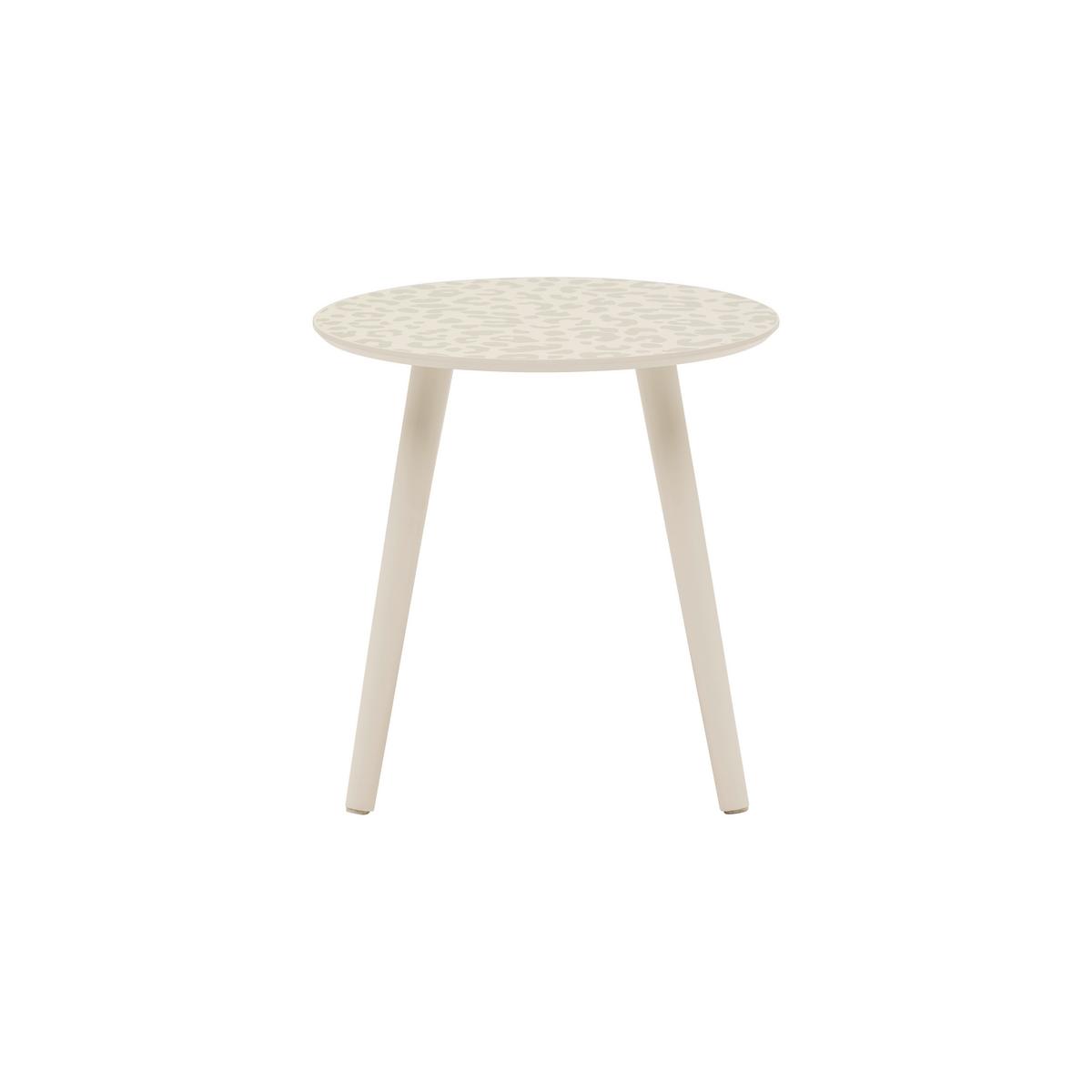 Beistelltisch Mia Beige - Beige, Modern, Holz/Holzwerkstoff (40/40/40cm) - Based