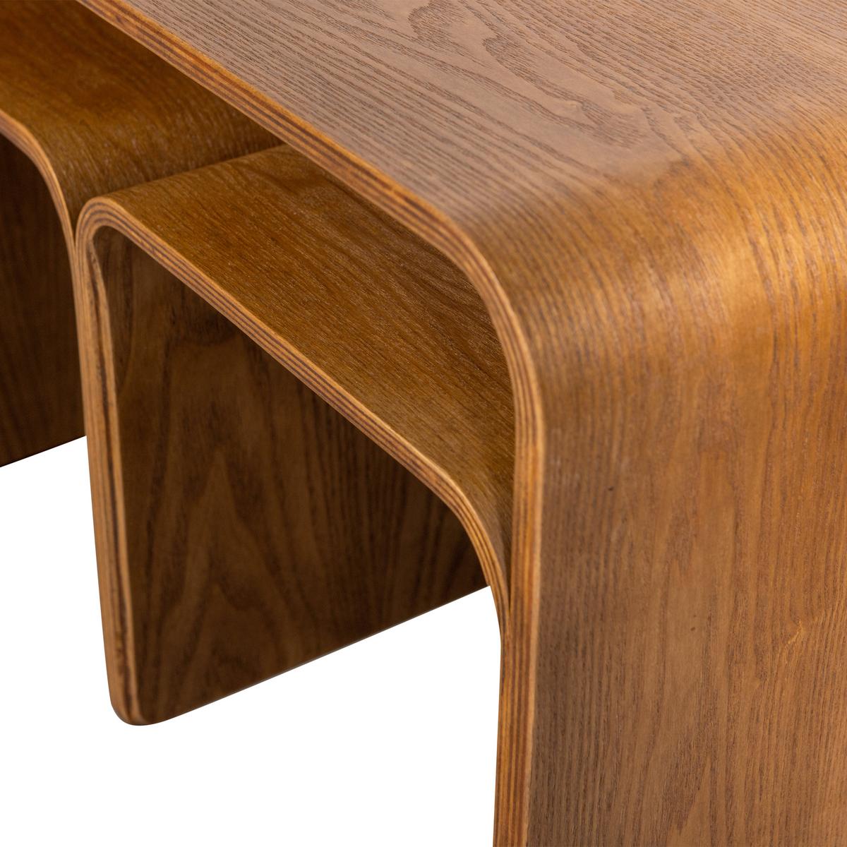 Couchtisch Frey Walnussfarben - Walnussfarben, Design, Holzwerkstoff (60/32/40cm) - Livetastic
