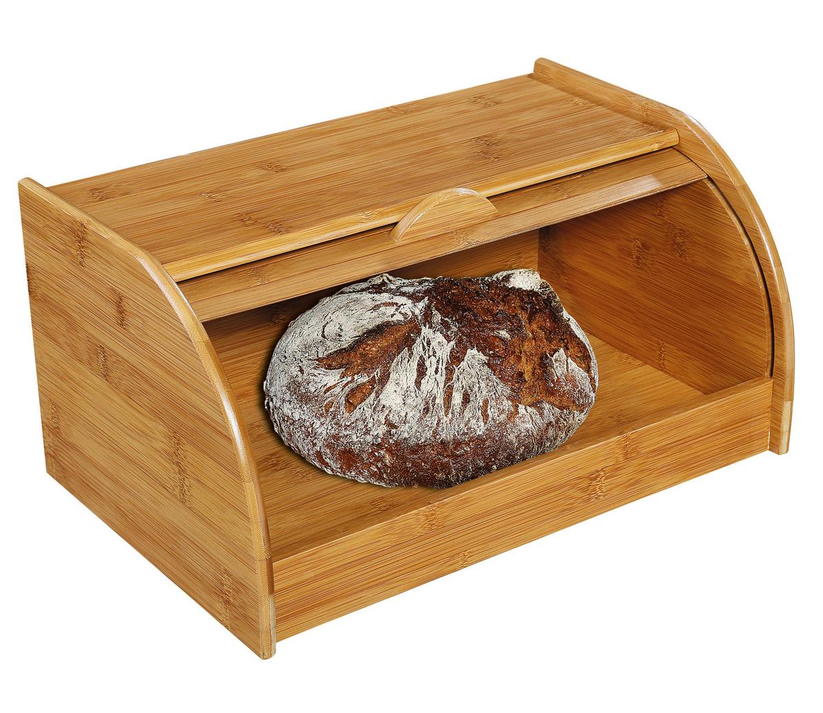 CHLEBAK 054118 - kolor naturalny/jasnobrązowy, Basics, drewno (40/26/20cm) - Zassenhaus