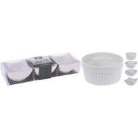 Set Zdjela Za Grickalice Excellent - bijela, Konvencionalno, keramika (9/3,5cm)