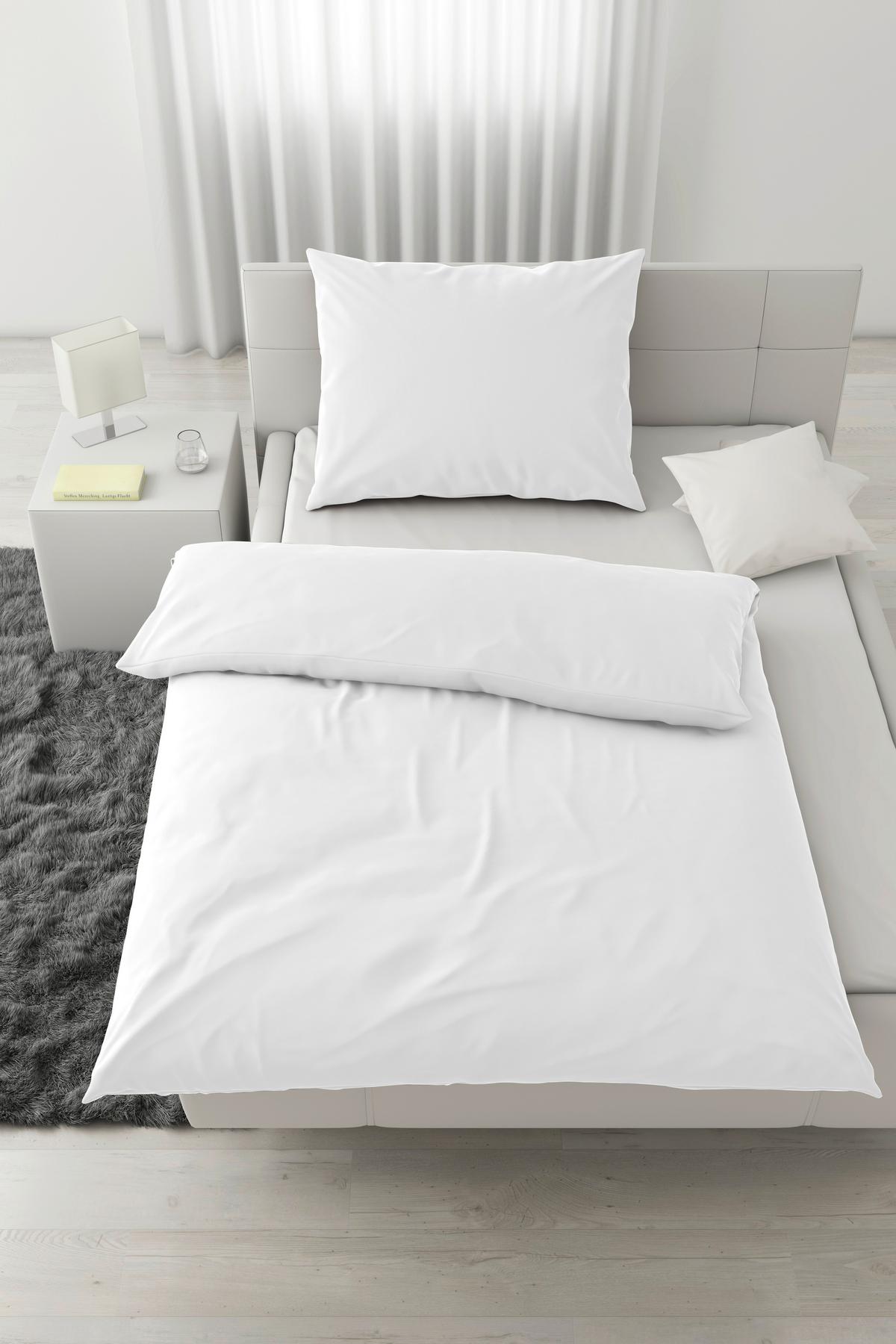 Bettwäscheset VICTORIA - Weiss, Modern, Textil (160/210cm) - Mömax