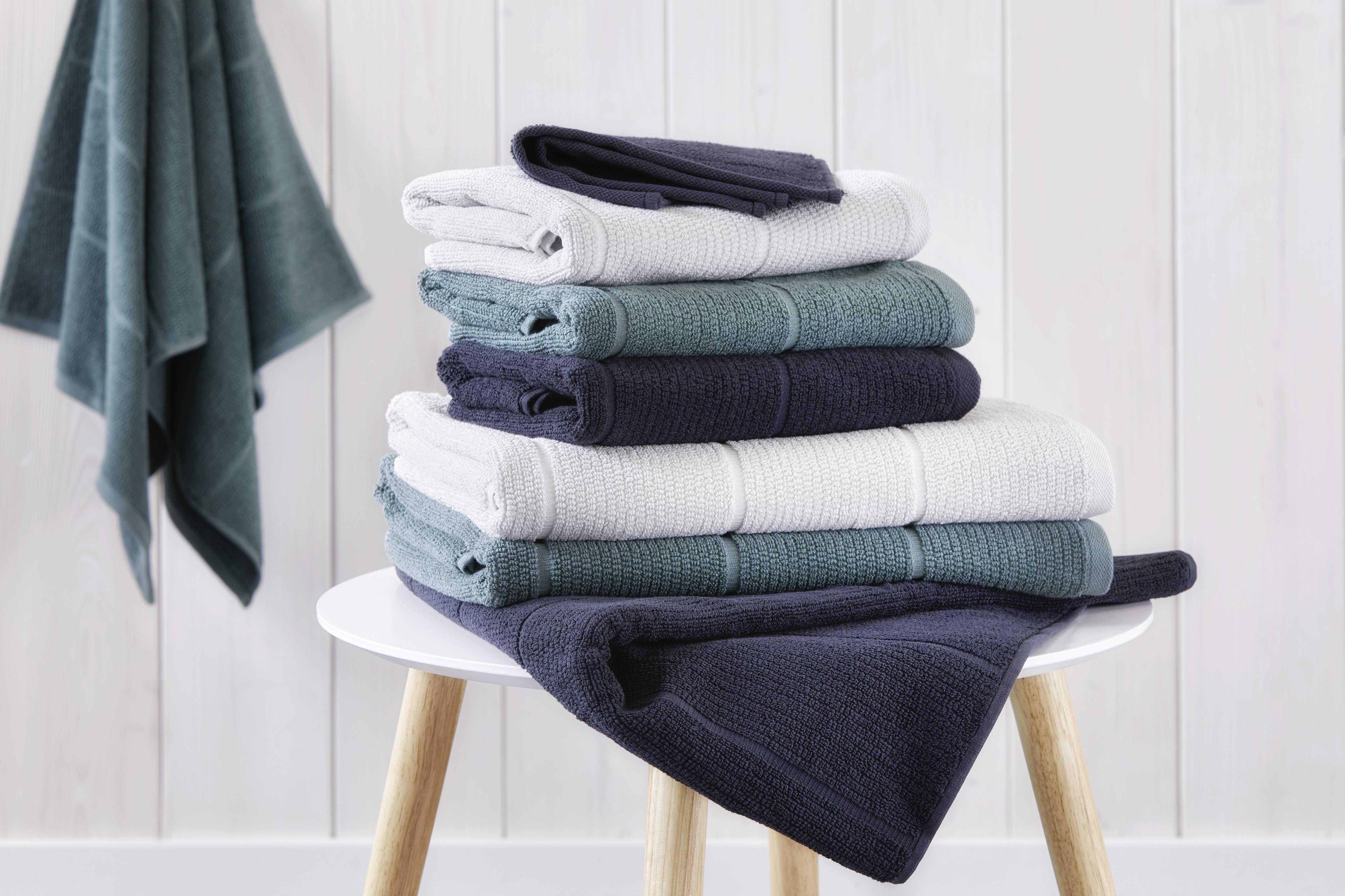 HANDDUK ANNA - svart, textil (50/100cm) - Modern Living