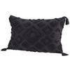 Díszpárna Ibiza 60/40 - fekete, Modern, textil (40/60cm) - Modern Living