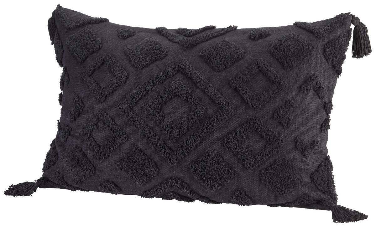 Díszpárna Ibiza 60/40 - fekete, Modern, textil (40/60cm) - Modern Living