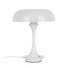 PORTABEL LAMPA RETRO - vit/kromfärg, Modern, metall/plast (19,5/24cm) - Mömax