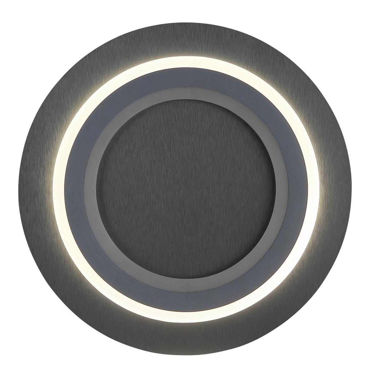 Led Stropna  Svjetiljka Jayden - siva/svijetlo siva, Design, metal/plastika (34/5,5cm) - Globo