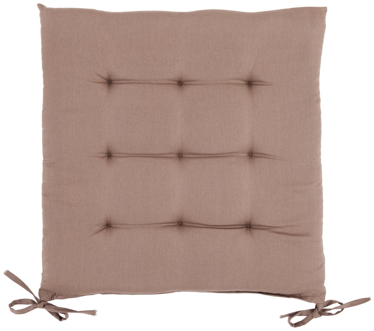 Ülőpárna Lola 40/40 - cappuccino, textil (40/40/4cm) - Mömax