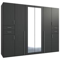 Ormar S Klasičnim Vratima Vegas - bijela/siva, Basics, drvni materijal (270/208/58cm) - Modern Living