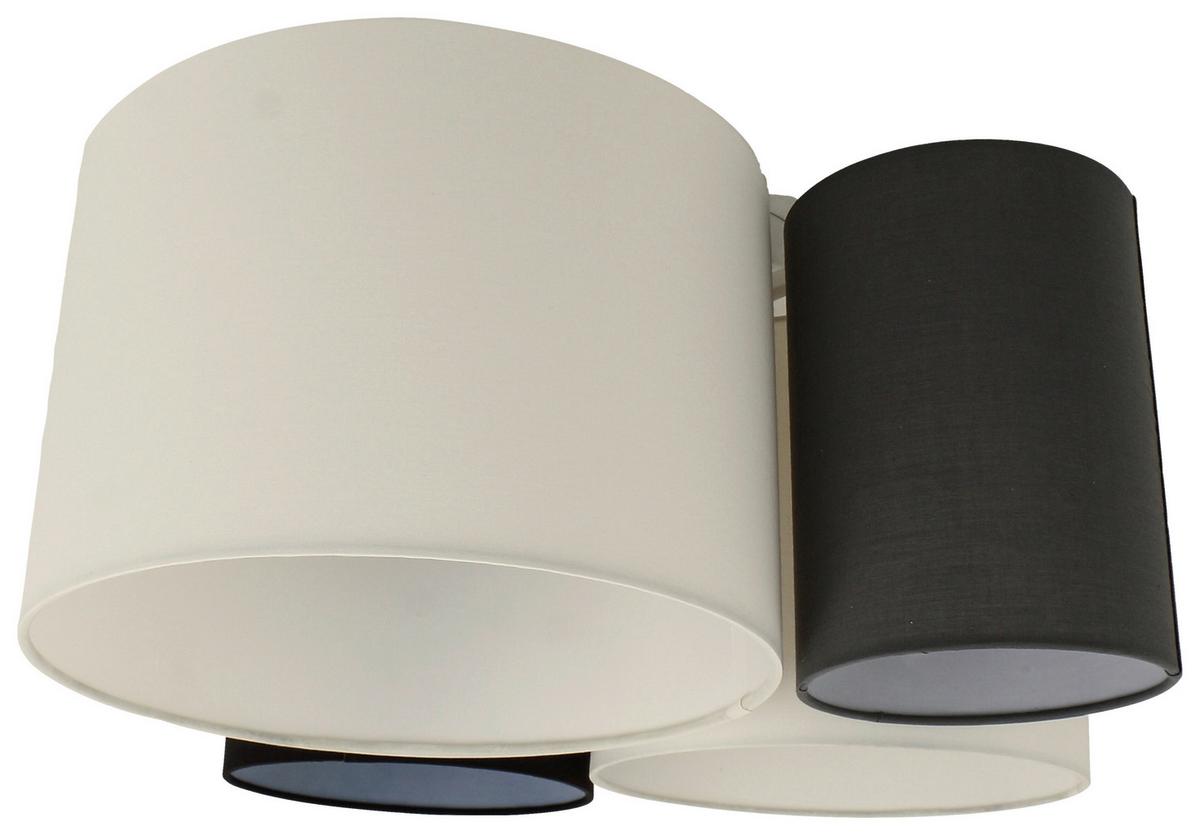LAMPA SUFITOWA GOLDES I - biały, Design, tworzywo sztuczne/metal (64/46/26cm) - Novel