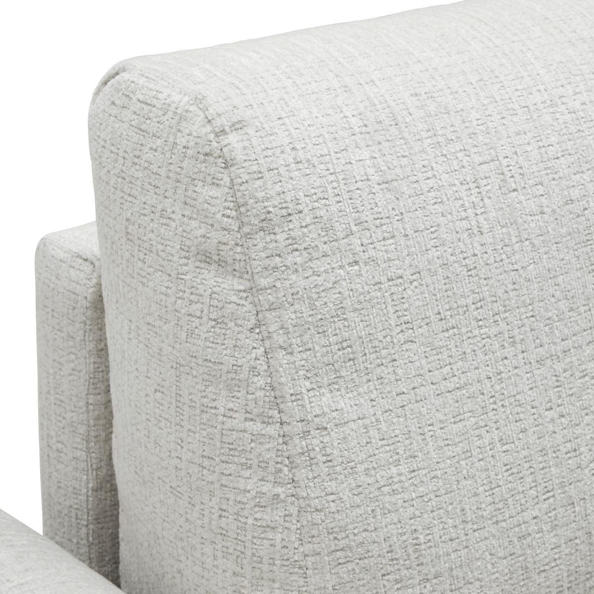 3-Sitzer-Sofa Custom Creme - Creme/Schwarz, MODERN, Holz/Textil (183/85/92cm) - Mömax