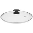 Deckel Gerry in Schwarz - Glas/Kunststoff (30cm) - Mömax modern living