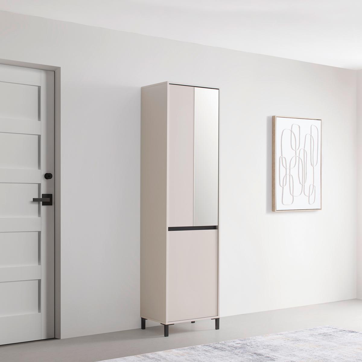 Garderobenschrank Arran Kaschmir - Kaschmir, MODERN, Holzwerkstoff (55/206/40cm) - Mömax