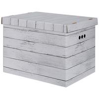 Box mit Deckel Jimmy in Naturfarben - Naturfarben, Karton (44,3/33,5/32,5cm) - Mömax