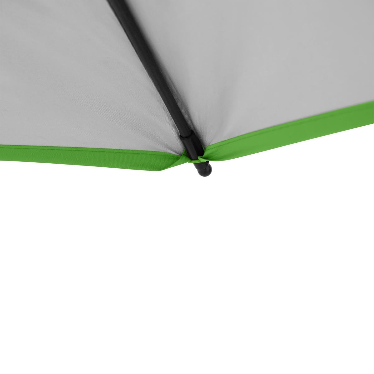 Sonnenschirm GS Windprofi Neo 200 Hellgrün ca. 200x238cm - Anthrazit/Hellgrün, KONVENTIONELL, Textil/Metall (200/238cm) - Doppler