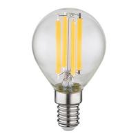 LED Fényforrás 6w E14 - átlátszó, Üveg/fém (4,5/7,8cm) - Globo