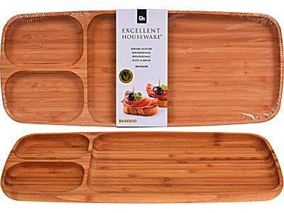 Tavă pentru servire Bamboo - lemn (39/16/1,8cm)