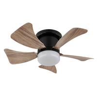 DECKENVENTILATOR 03609H HINES - opale/noir, Konventionell, matière synthétique/métal (40,6/13cm) - Globo