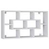 Stenski Regal Opila, Bela - bela, Moderno, leseni material (85/48/16cm) - MID.YOU