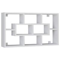 Stenski Regal Opila, Bela - bela, Moderno, leseni material (85/48/16cm) - MID.YOU