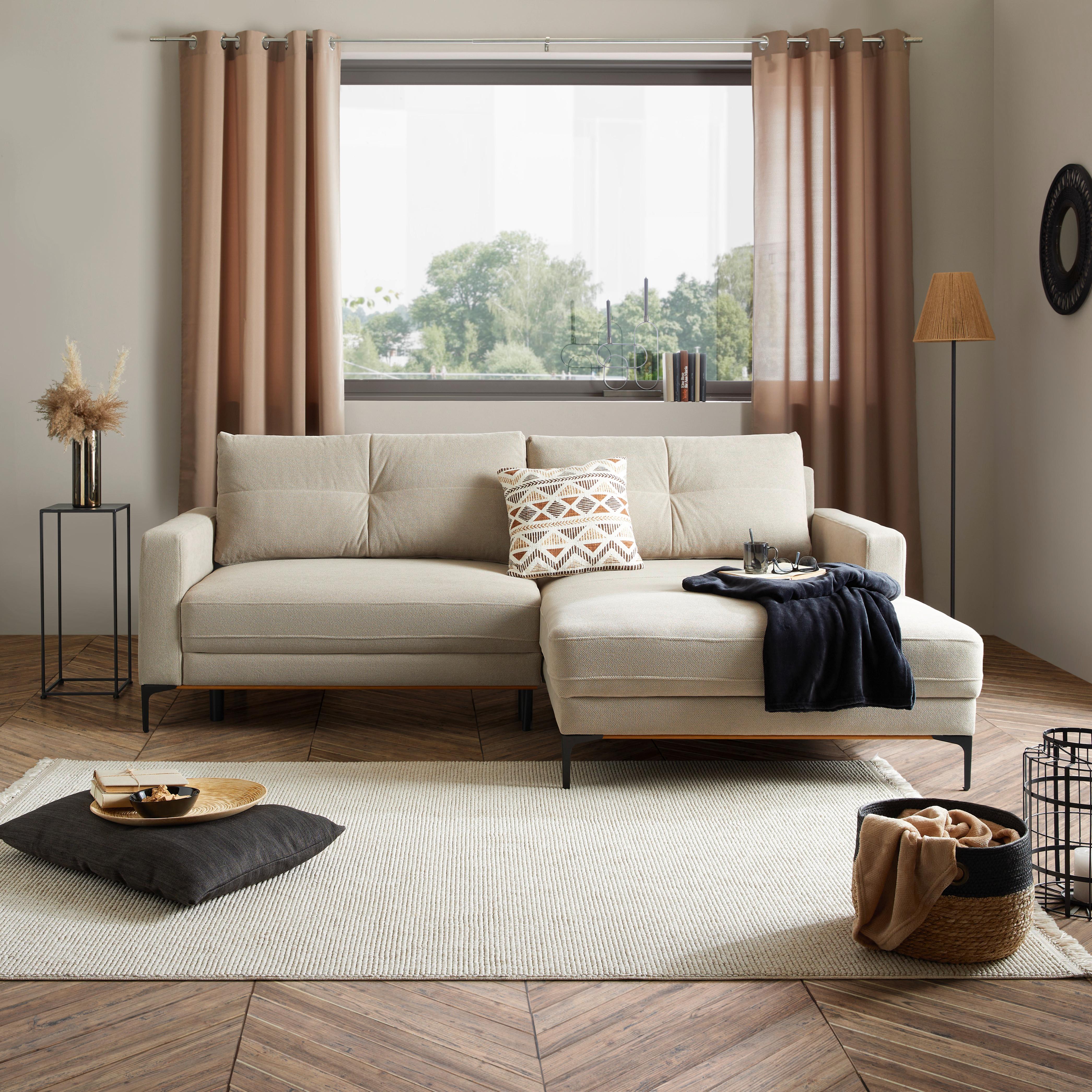 Coltar BERGAMO - bej, Modern, textil (238/162cm) - Mömax