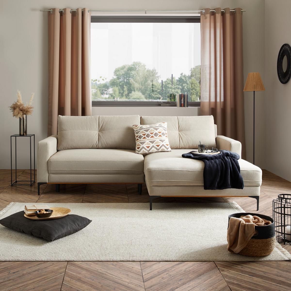 Coltar BERGAMO - bej, Modern, textil (238/162cm) - Mömax