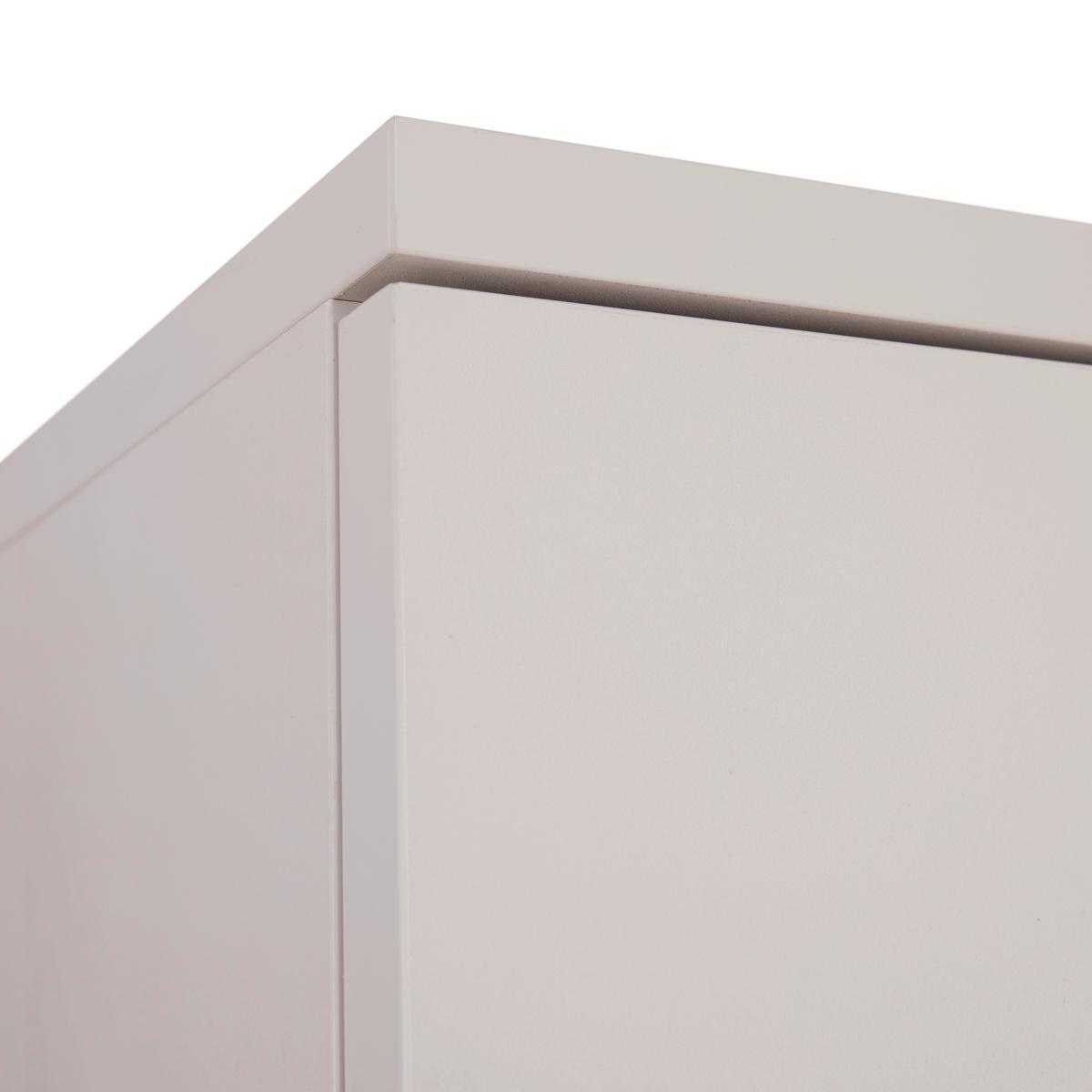 Hochschrank Mallorca Kaschmir/Eiche - Kaschmir/Schwarz, MODERN, Holzwerkstoff (40/190/30cm) - Based