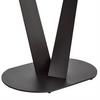UTDRAGBART BORD NICOLAS - vit/svart, Modern, metall/sten (120-180/90/75-77cm) - Mömax
