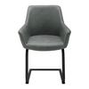 SVIKTSTOL PRIA - grön/svart, Modern, metall/trä (61/85/62cm) - Bessagi Home
