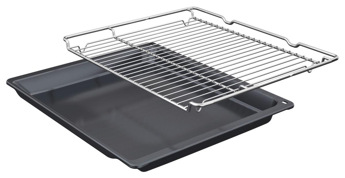 Herdset HND61MATT6 Schwarz - Schwarz, MODERN, Glas/Metall (60cm) - Bosch