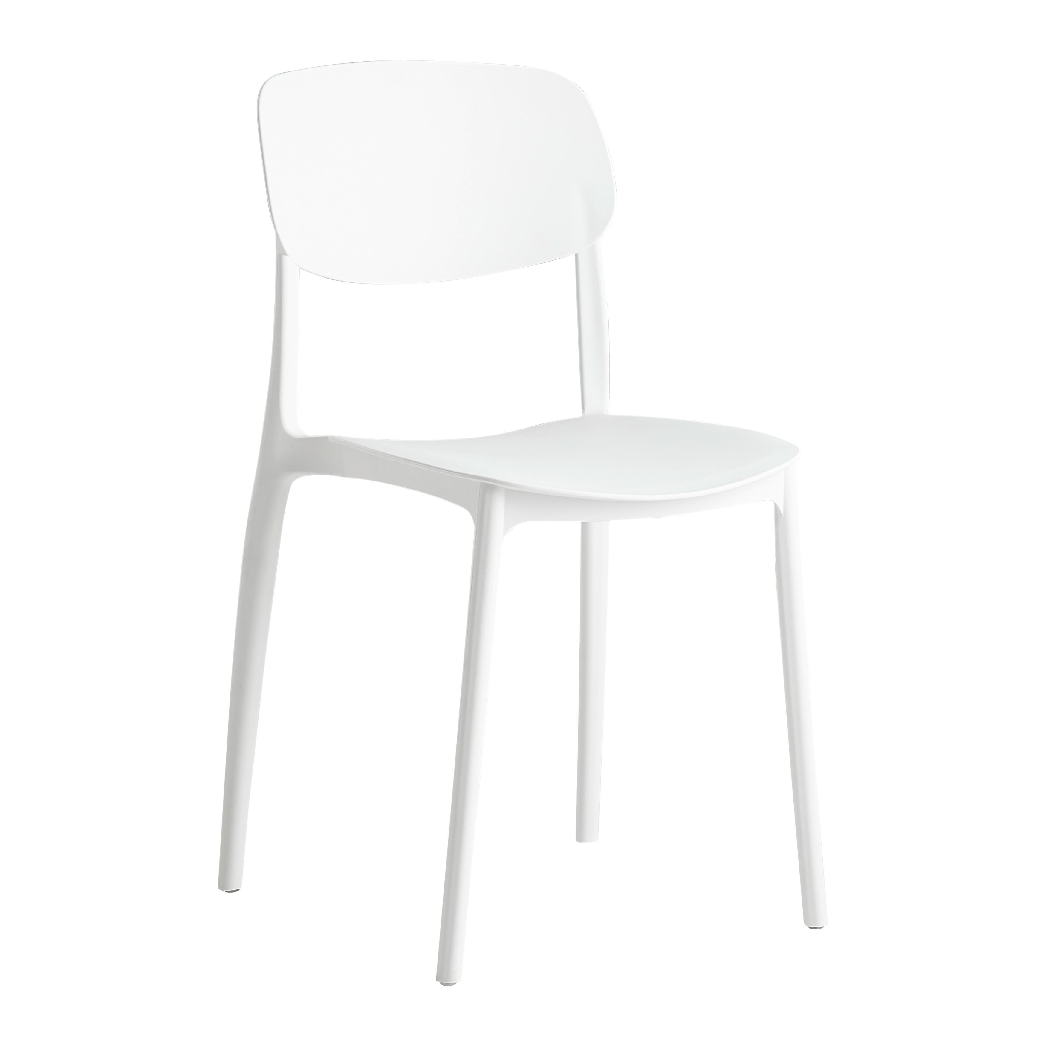 Stuhl Jiri Weiß - Weiß, MODERN, Kunststoff (44/78/49cm) - Based