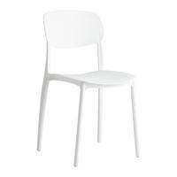 Stolica Jiri - bela, Moderno, plastika (44/78/49cm) - Based