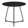 SOFFBORD MICA - svart, Modern, metall/trämaterial (55/55/46cm) - Mömax