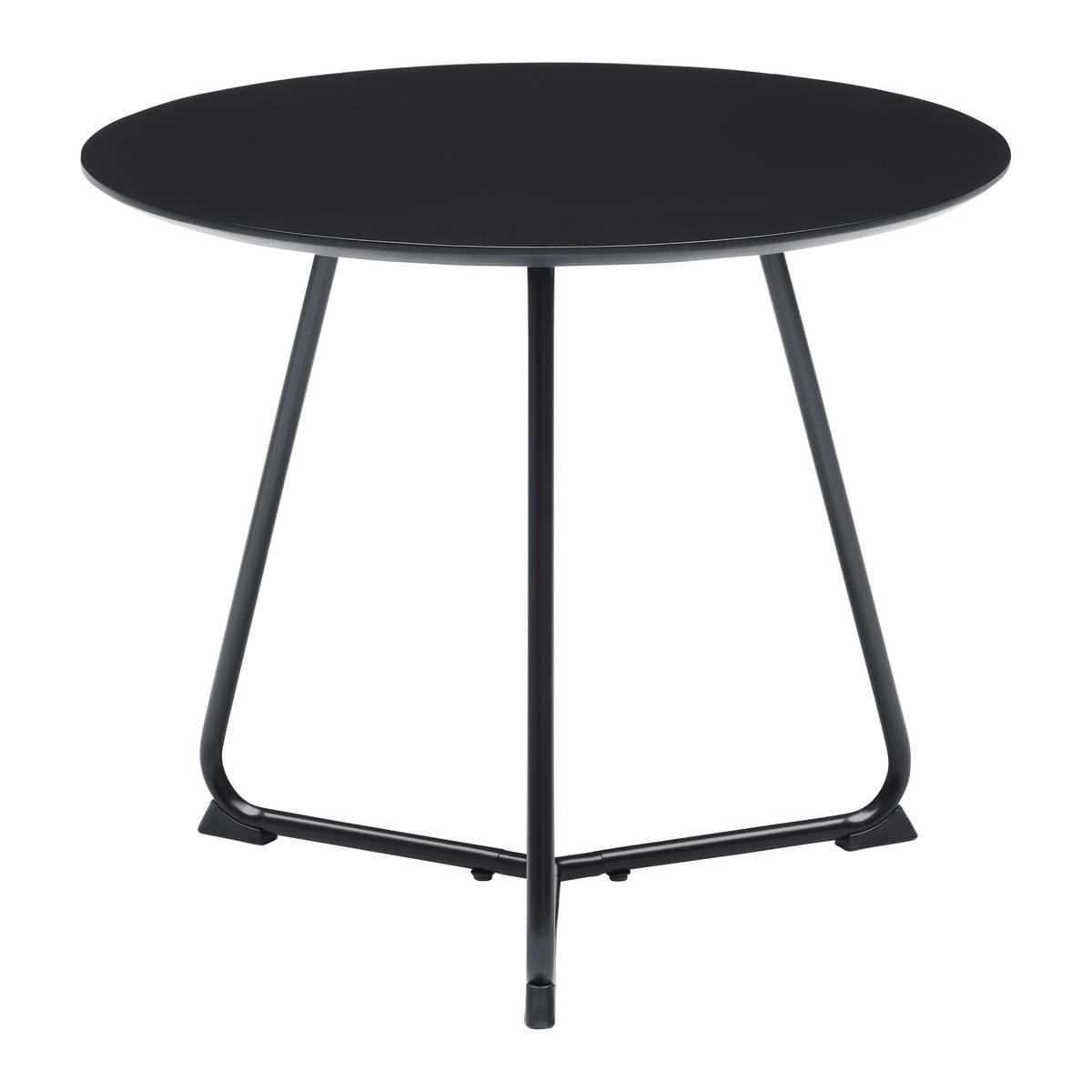 Couchtisch Mica Schwarz - Schwarz, MODERN, Holzwerkstoff/Metall (55/46/55cm) - Mömax