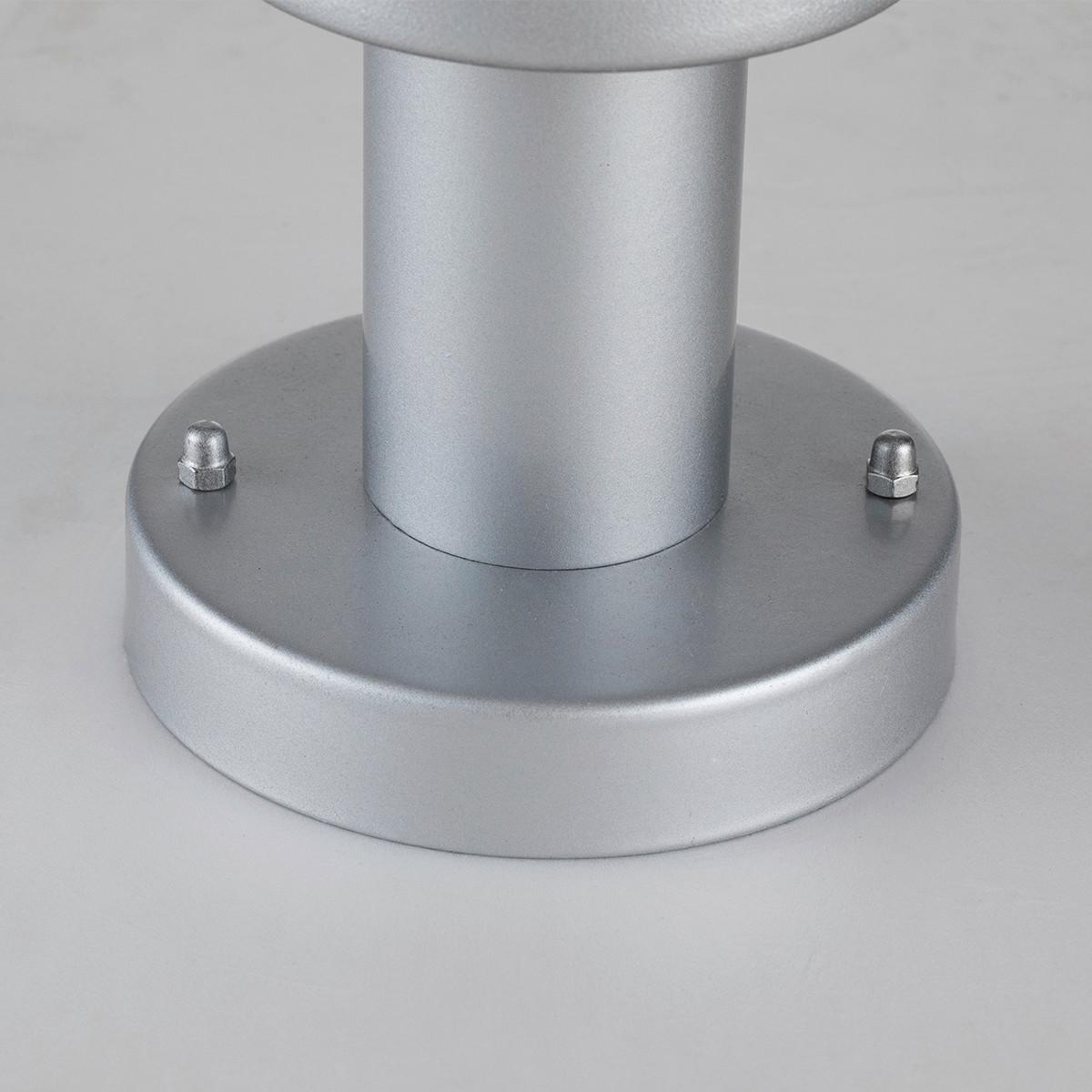 Talpas Lámpa Klampenborg-Ped-Pir-Sil - ezüstszínű, Konventionell, üveg/fém (27.5/33.7cm) - Elstead Lighting