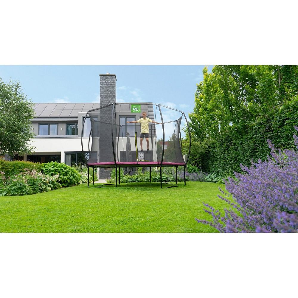 Trampolin Exit Silhouette, Ø 244cm - pink, Konvencionalno, kovina/umetna masa (244/228cm) - EXIT Toys