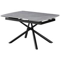 Stol Na Izvlačenje Savoy - siva/crna, Moderno, kamen/metal (140/200/76/90cm) - Premium Living