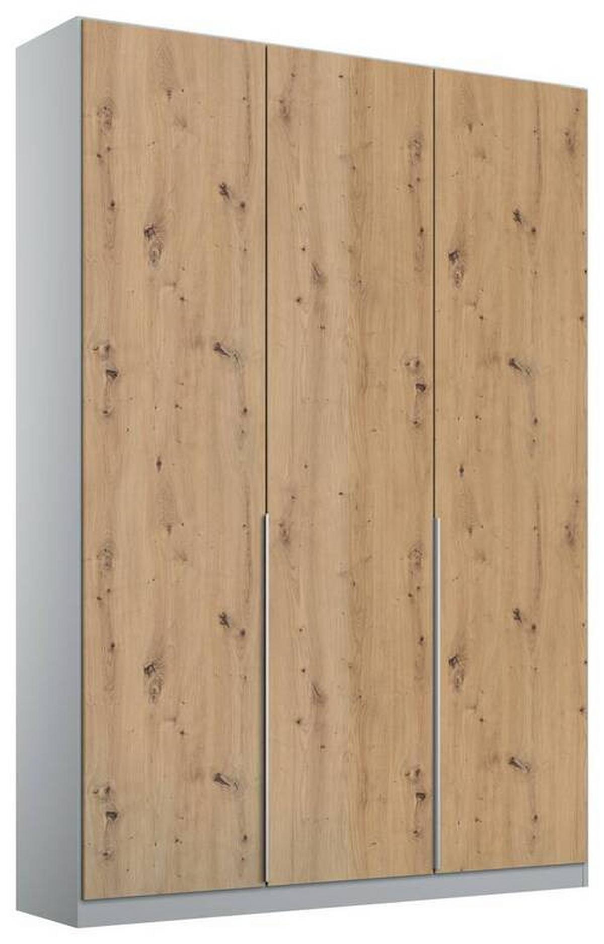 Ormar S Klasičnim Vratima Alabama - hrast Artisan/svijetlo siva, Moderno, drvni materijal (136/229/54cm) - Modern Living